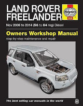 Load image into Gallery viewer, Haynes Land Rover Freelander (Nov 06 - 14) 56 To 64 reg Owner Workshop Manual