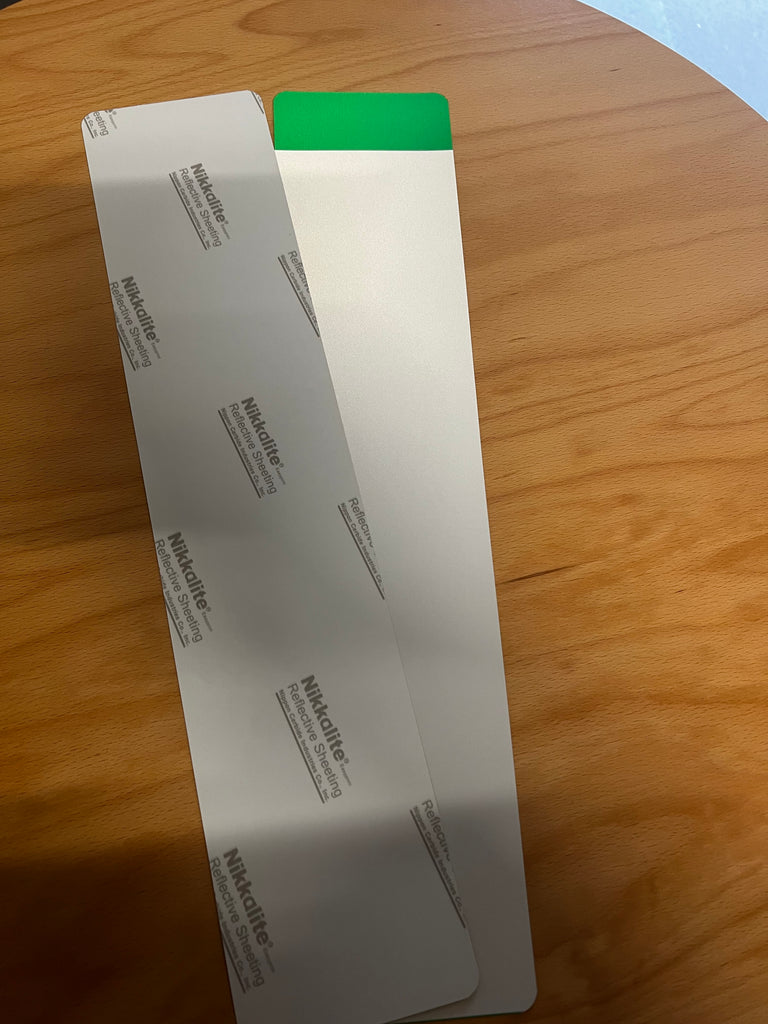 Nikkalite Reflective Pack of 25 EV Green Strip