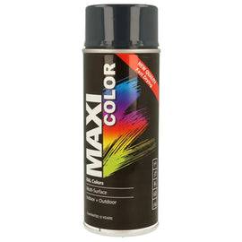 Maxi Color Anthracite Grey Glossy Spray Paint 400ml