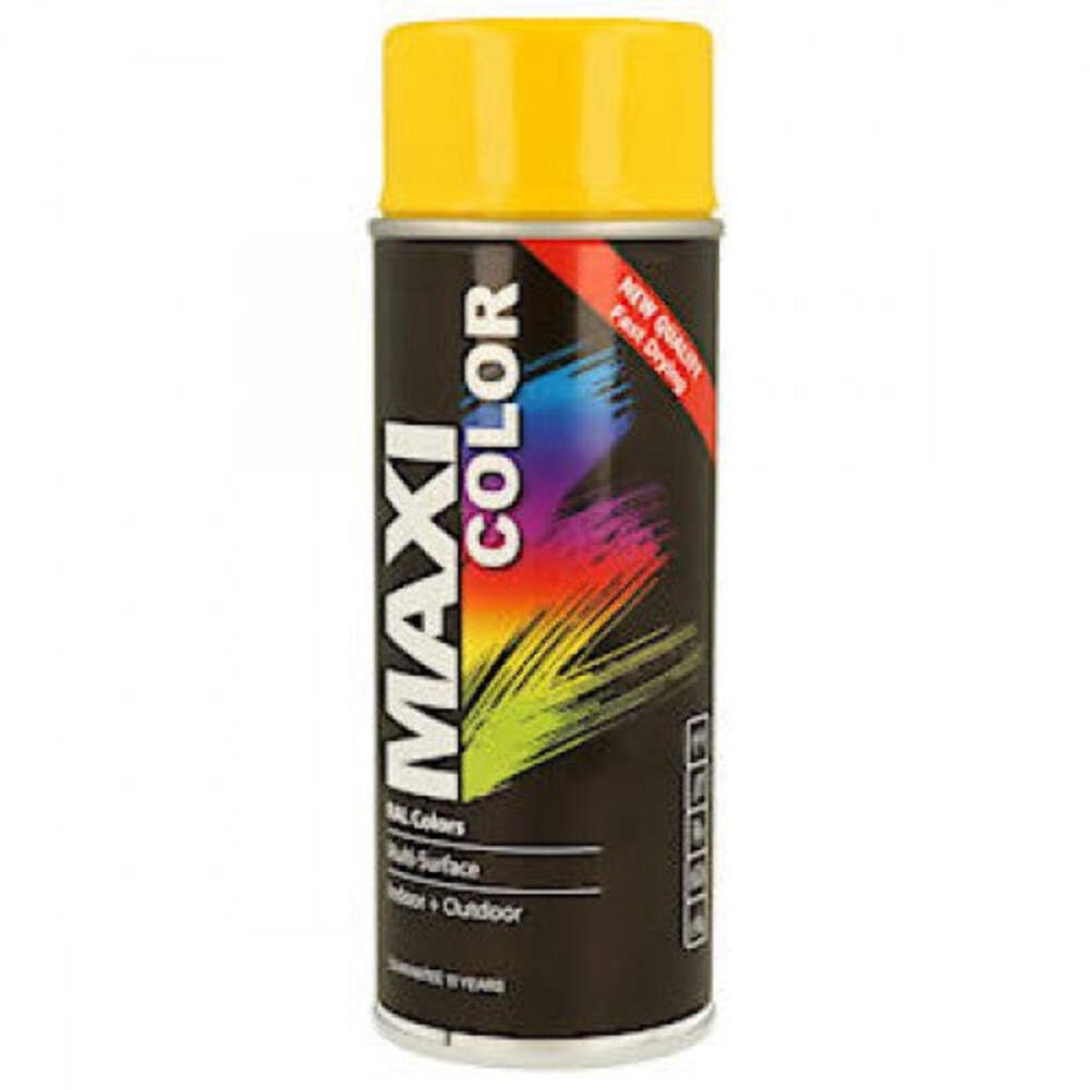 Maxi Color Colza Yellow Glossy Spray Paint 400ml