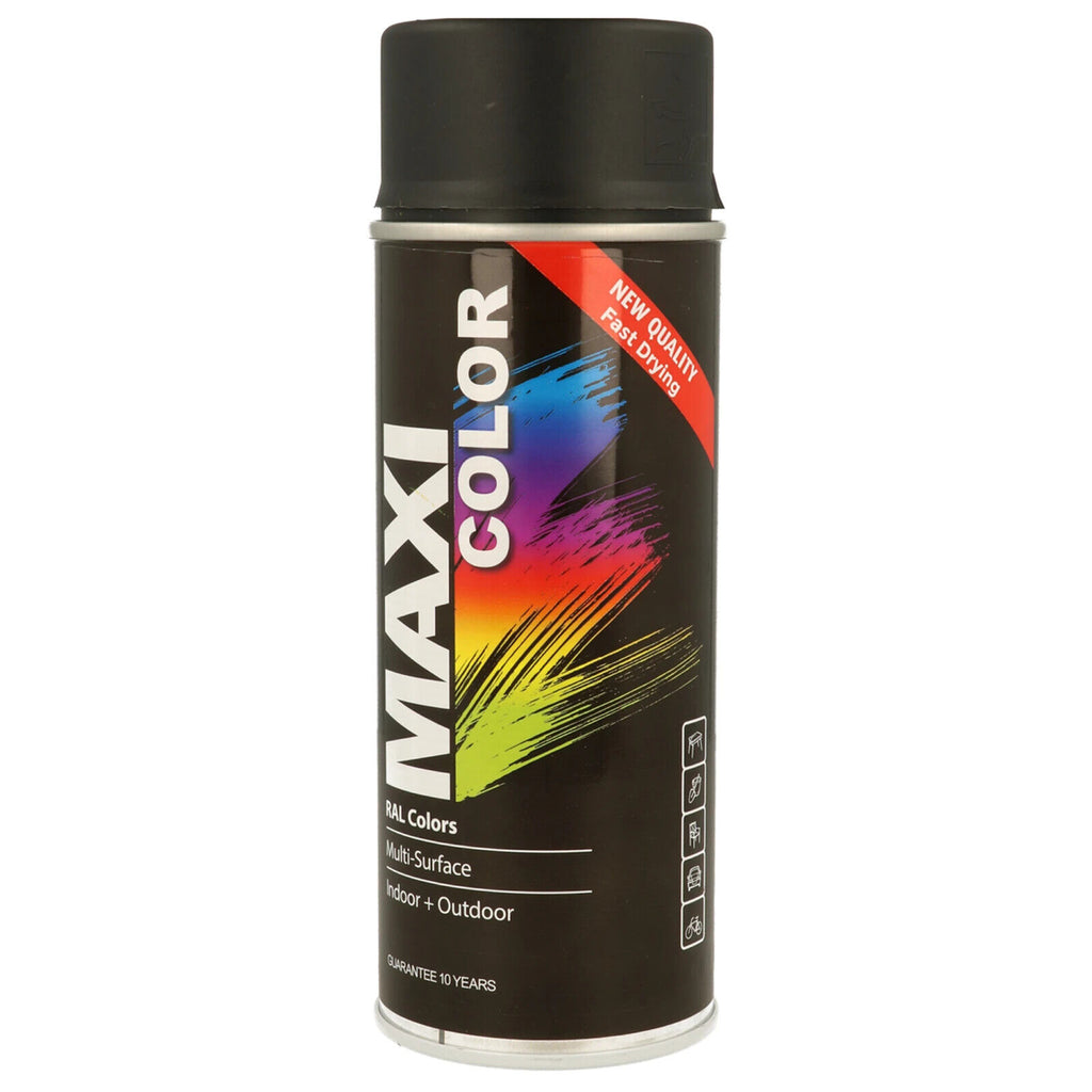 Maxi Color Deep Black Matt Spray Paint 400ml
