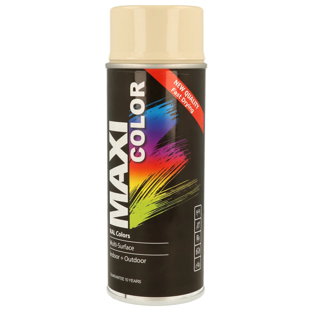 Maxi Color Light Ivory Glossy Spray Paint 400ml