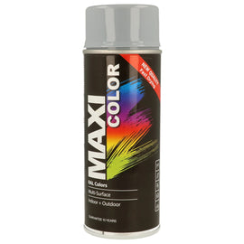 Maxi Color Silver Grey Glossy Spray Paint 400ml