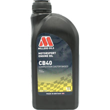 Load image into Gallery viewer, Millers Oils Motorsport CB40 SAE 40 Competition Castor Based Engine Oil 1L