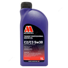 Load image into Gallery viewer, Millers Oils Trident Professional C2/C3 5W-30 Fully Syn Engine Oil 1L