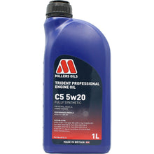 Load image into Gallery viewer, Millers Oils Trident Professional C5 5W-20 5W20 Fully Synth Engine Oil 1L