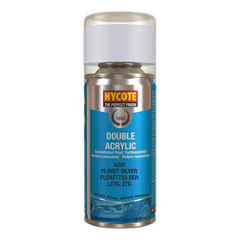 Hycote Audi Floret Silver Metallic Double Acrylic Spray Paint 150ml - XDAD604