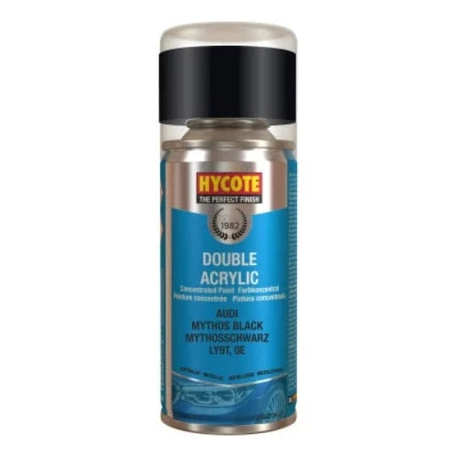Hycote Audi Mythos Black Double Acrylic Spray Paint 150ml - XDAD608