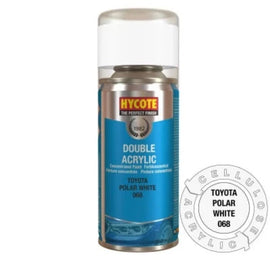 Hycote Toyota Polar White Double Acrylic Spray Paint 150ml