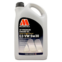 Load image into Gallery viewer, Millers Oils XF Premium 5w30 C3 VW Fully Synthetic Engine Oil 20L