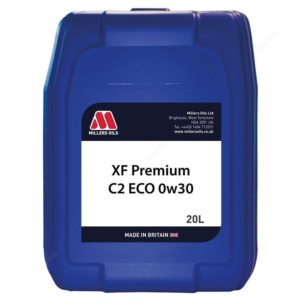 Millers Oils XF Premium C2 ECO 0W-30 Fully Synthetic Engine Oil 20L