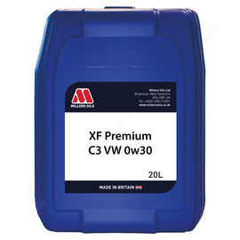 Millers Oils XF Premium C3 VW 0W-30 Fully Synthetic Engine Oil 20L