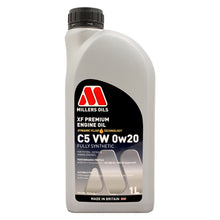 Load image into Gallery viewer, Millers Oils XF Premium C5 VW 0W-20 Fully Synthetic Engine Oil 1L