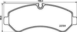 Brembo Brake Pad, P 50 150