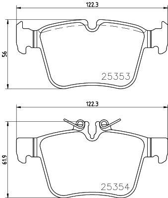 Brembo Brake Pad, P 50 122