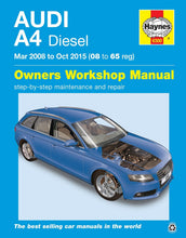 Load image into Gallery viewer, Haynes Audi A4 manual