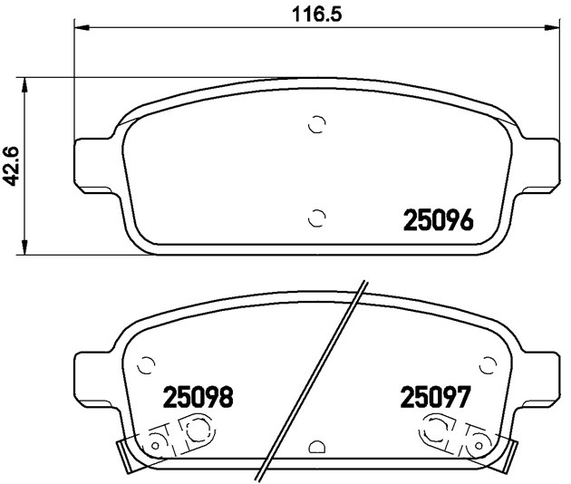 Brembo Brake Pad, P 59 080