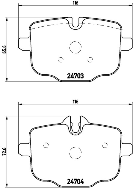 Brembo Brake Pad, P 06 061
