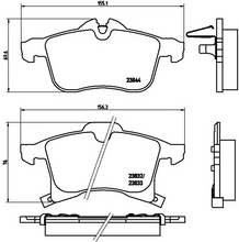 Load image into Gallery viewer, Brembo Brake Pad, P 59 045 fits Vauxha Adam Astra Meriva