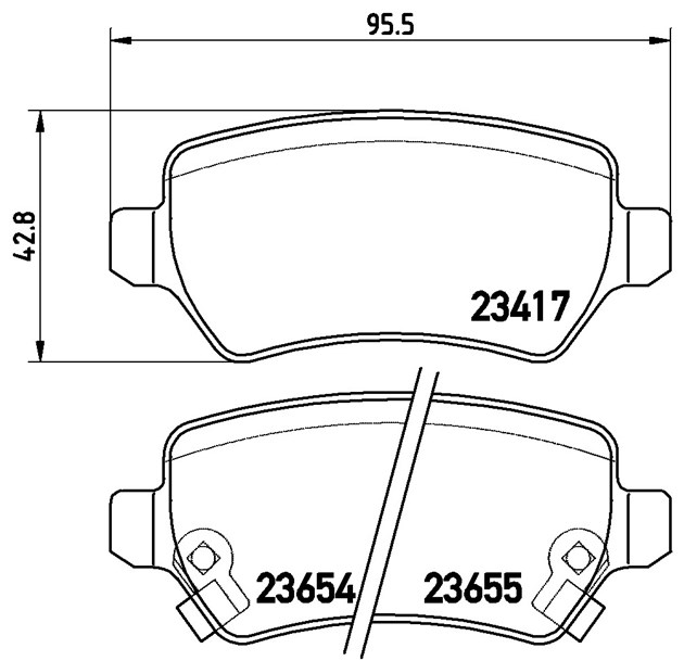 Brembo Brake Pad, P 59 038