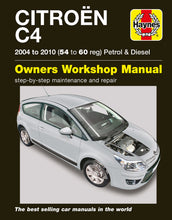 Load image into Gallery viewer, Citroen C4 Petrol &amp; Diesel (04 – 10) Haynes Repair Manual (Paperback)