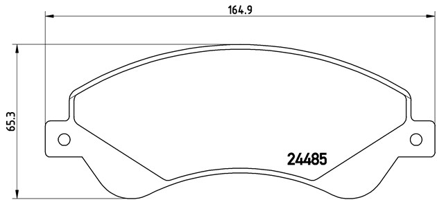 Brembo Brake Pad, P 24 065