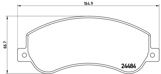 Brembo Brake Pad, P 85 115