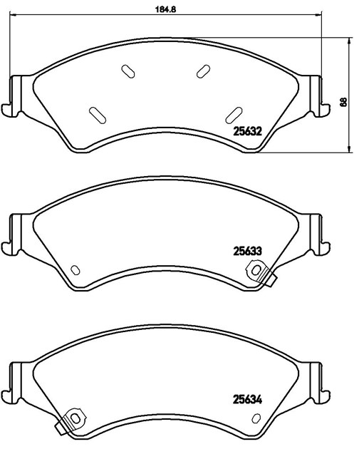 Brembo Brake Pad, P 24 153