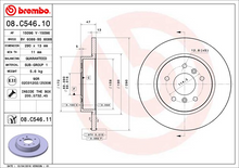 Load image into Gallery viewer, Brembo Painted Brake Disc, 08.C546.11