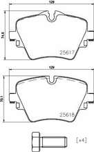 Load image into Gallery viewer, Brembo Brake Pad, P 06 093
