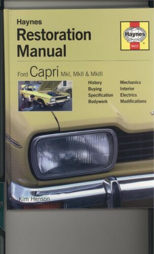 Ford Capri History Purchase Restoration Guide Haynes metal wall sign