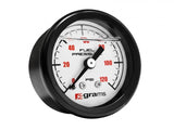 Grams Fuel Pressure Gauge - 120psi White Face