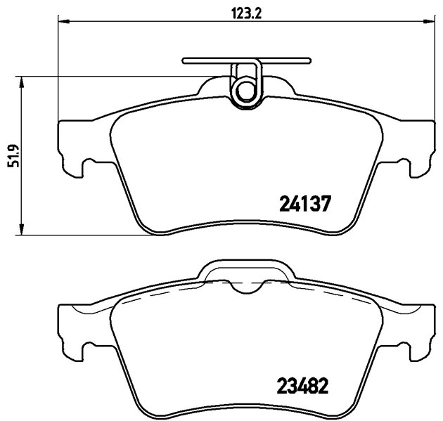 Brembo Brake Pad, P 59 042
