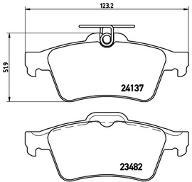 Brembo Brake Pad, P 59 042