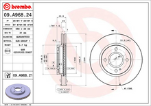 Load image into Gallery viewer, Brembo Painted Brake Disc, 09.A968.21