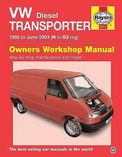 Load image into Gallery viewer, Haynes VW T4 Transporter Diesel (90 - June 03) Repair Manual