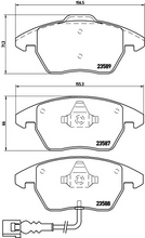 Load image into Gallery viewer, Brembo Brake Pad, P 85 075