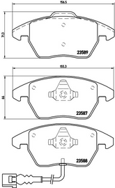 Brembo Brake Pad, P 85 075
