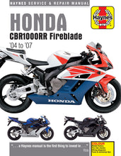 Load image into Gallery viewer, Honda CBR1000RR Fireblade (04 - 07) Haynes Repair Manual (Paperback)
