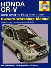 Load image into Gallery viewer, HAYNES OWNERS WORKSHOP MANUAL Honda CR-V 2002-2006