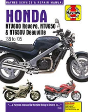 Load image into Gallery viewer, Honda NTV600 Revere,NTV650 &amp; NT650V Deauville (88-05) Haynes Manual (Paperback)