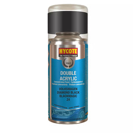 Hycote Volkswagen Diamond Black Double Acrylic Spray Paint 150ml