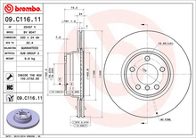 Load image into Gallery viewer, Painted Brake Disc, 09.C116.11