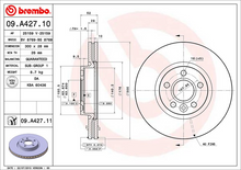 Load image into Gallery viewer, Brembo Painted Brake Disc, 09.A427.11