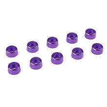 Load image into Gallery viewer, CORALLY ALUMINIUM WASHER FOR M3 SOCKET HEAD SCREWS OD=8MM PURPLE 10PCS