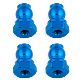 TEAM ASSOCIATED SHOCK BUSHINGS 10 MM BLUE ALUMINUM