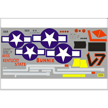 Load image into Gallery viewer, FMS 1700MM P51 DECALS - RED TAIL