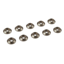 Load image into Gallery viewer, CORALLY ALUMINIUM WASHER FOR M3 BUTTON HEAD SCREWS OD=10MM GUN METAL 10PCS