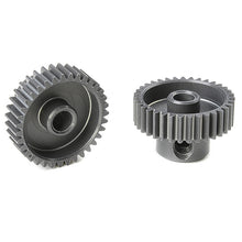 Load image into Gallery viewer, CORALLY 64 DP PINION SHORT HARD ANODISED AL7075 35 TEETH SHAFT DIA. 3.17MM