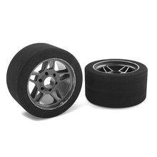 Load image into Gallery viewer, CORALLY ATTACK FOAM TYRES 1/8 CIRCUIT 32SHORE FR CARBON 69mm